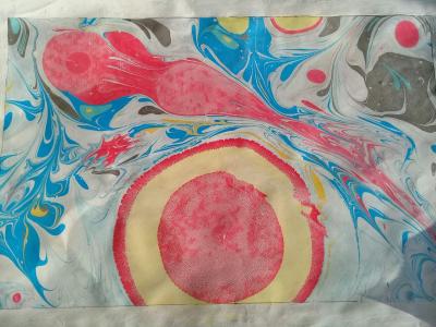 Картина. Автор: Швецова Владислава. Техника: акварель. Класс: 1 космические дали