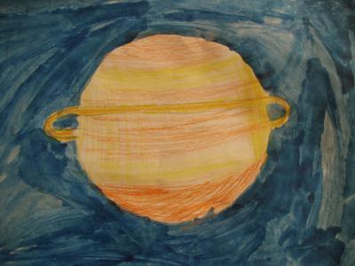 Картина. Автор: Набиуллина Рузанна. Техника: акварель. Класс: 3 Юпитер