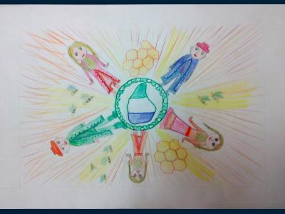 Картина. Автор: Закирьянова Александра. Техника: карандаш. Класс: 5 «Башкортостан моими глазами»