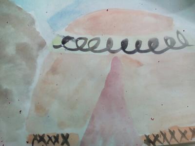 Картина. Автор: Зуфарова Карина. Техника: акварель. Класс: 7 Башкортостан