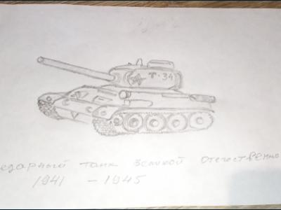 Легендарный танк ВОВ Т-34 1941-1945г 