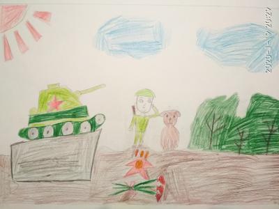 Картина. Автор: Суяргулова Регина. Техника: акварель. Класс: 1 Спасибо за мир!