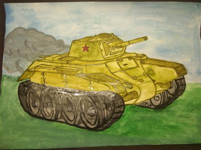 Военная техника 1941-1945 гг,Танк Т-34