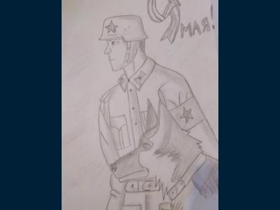 Картина. Автор: Магафурова Лилия Сагадатовна. Техника: карандаш. Класс: 8 Великая победа в лицах