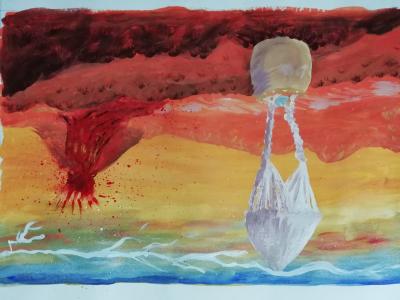 Картина. Автор: Камалетдинова Элина. Техника: гуашь. Класс: 2 Венера-7