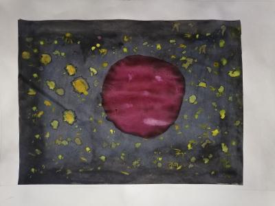 Картина. Автор: Мансурова Диля. Техника: акварель. Класс: 2 Лунные сказки