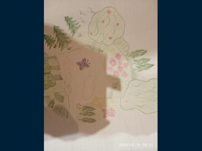 Картина. Автор: Мусифуллина Ильнара Мардоновна. Техника: карандаш. Класс: 3 Цветочная планета