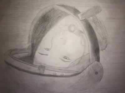 Картина. Автор: Саяпова Диана. Техника: карандаш. Класс: 6 Гагагрин