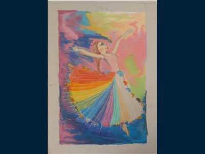 Картина. Автор: Сотникова Анна Юрьевна. Техника: смешанная техника. Класс: 1 "Русский балет"