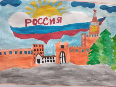 Картина. Автор: Аллабердин Рафаэль. Техника: акварель. Класс: 2 Моя Россия