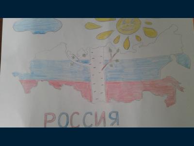 Картина. Автор: Рашитов Мурад. Техника: карандаш. Класс: 2 Моя Россия