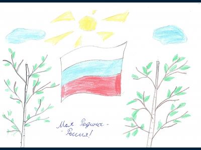 Картина. Автор: Гимаев Ильяс. Техника: карандаш. Класс: 2 Моя Россия