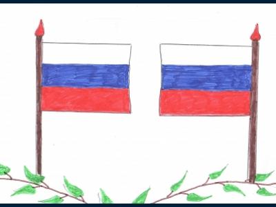 Картина. Автор: Сибагатова Валерия. Техника: карандаш. Класс: 2 Моя Россия