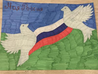 Картина. Автор: Бехтольд Данил Степанович. Техника: другая. Класс: 3 Моя Россия
