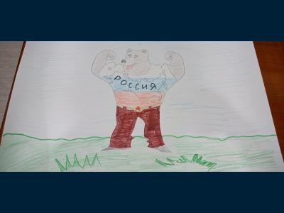 Картина. Автор: Ефимова Ольга. Техника: смешанная техника. Класс: 3 Моя Россия