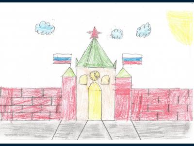 Картина. Автор: Горшенин Владислав. Техника: карандаш. Класс: 3 Моя Россия