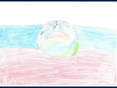 Картина. Автор: Имангалина Анэля. Техника: карандаш. Класс: 3 Моя Россия