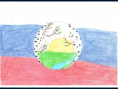 Картина. Автор: Мухамедьянова Инесса. Техника: карандаш. Класс: 3 Моя Россия