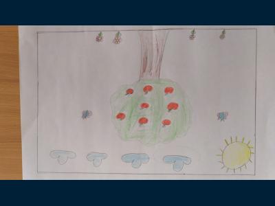 Картина. Автор: Арсланова Камила. Техника: карандаш. Класс: 2 Экология глазами детей