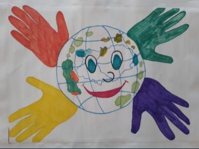 Картина. Автор: Батырова Амалия. Техника: другая. Класс: 5 Живая планета